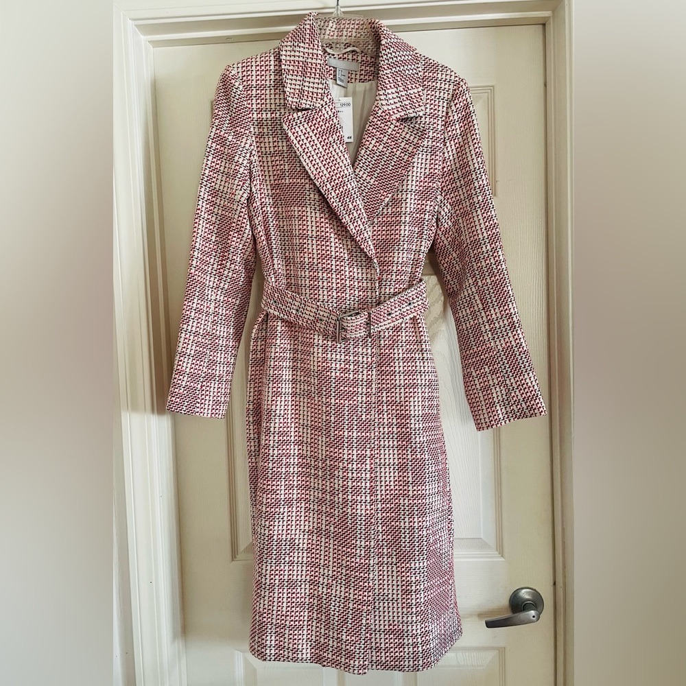 H&M Textured Tweed Coat - Picture 2 of 12
